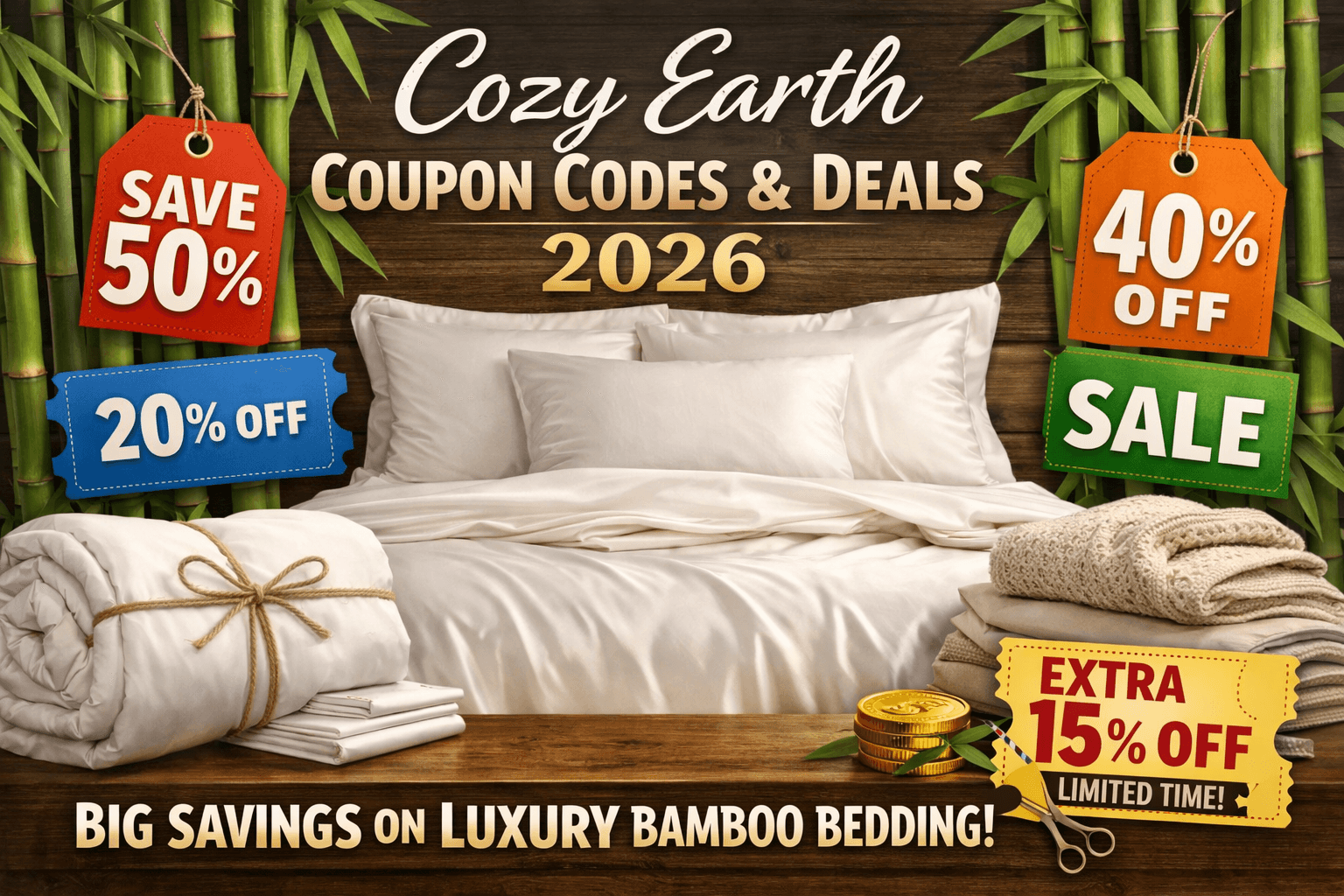 Cozy Earth Coupon Codes and Deals