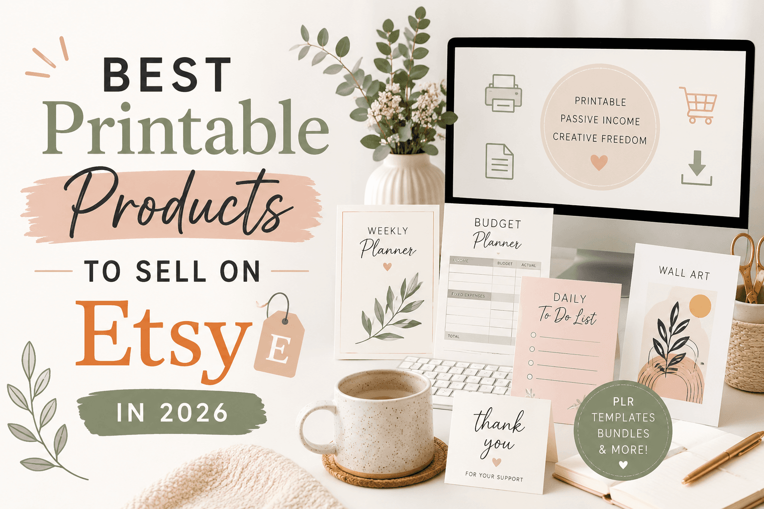 Best Printable Products to Sell on Etsy in 2026