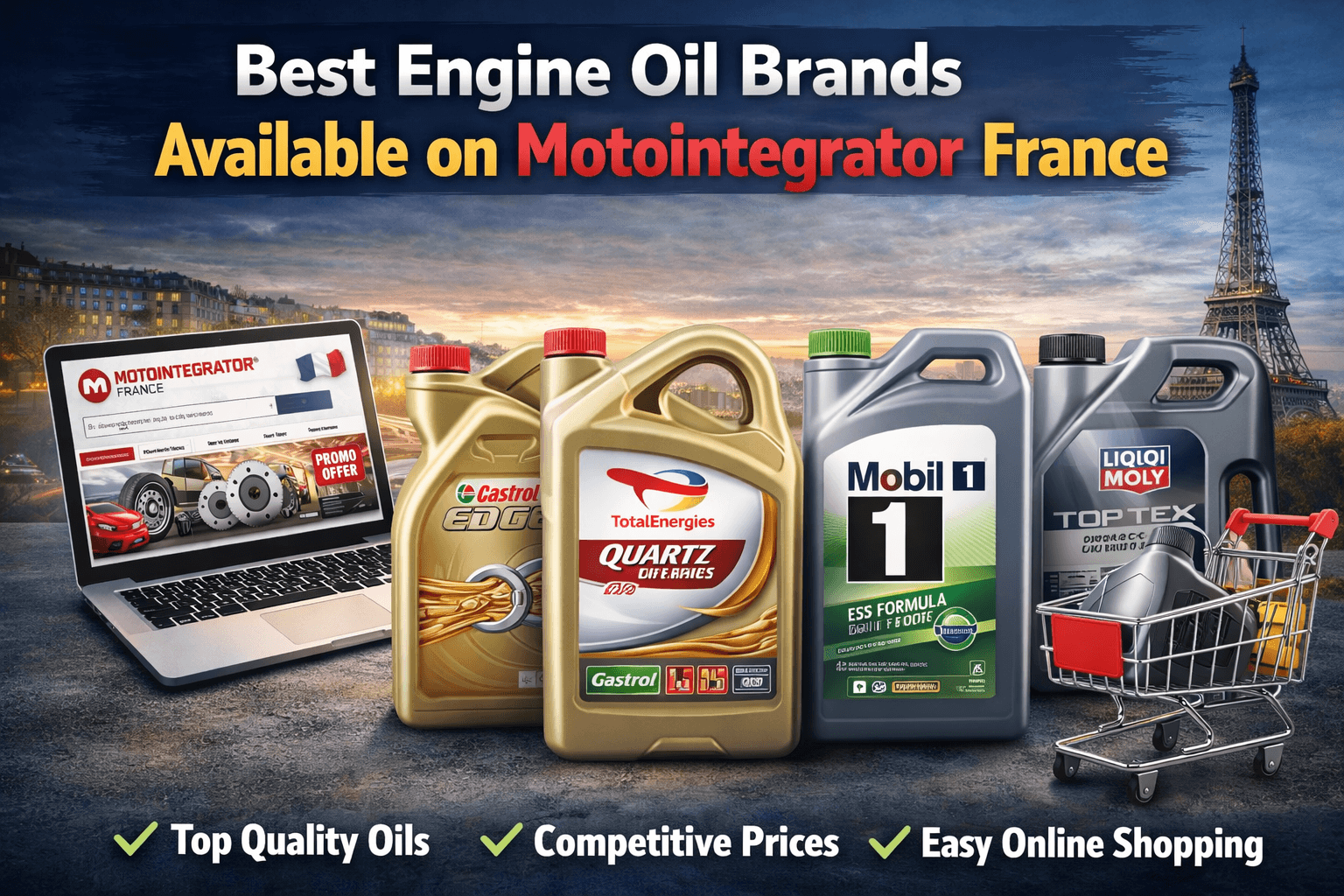 Best Engine Oil Brands Available on Motointegrator France