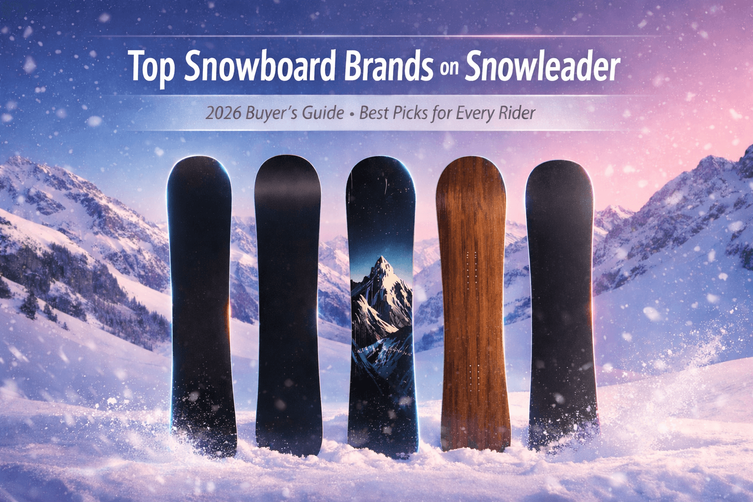 Top Snowboard Brands Available on Snowleader (2026 Guide)