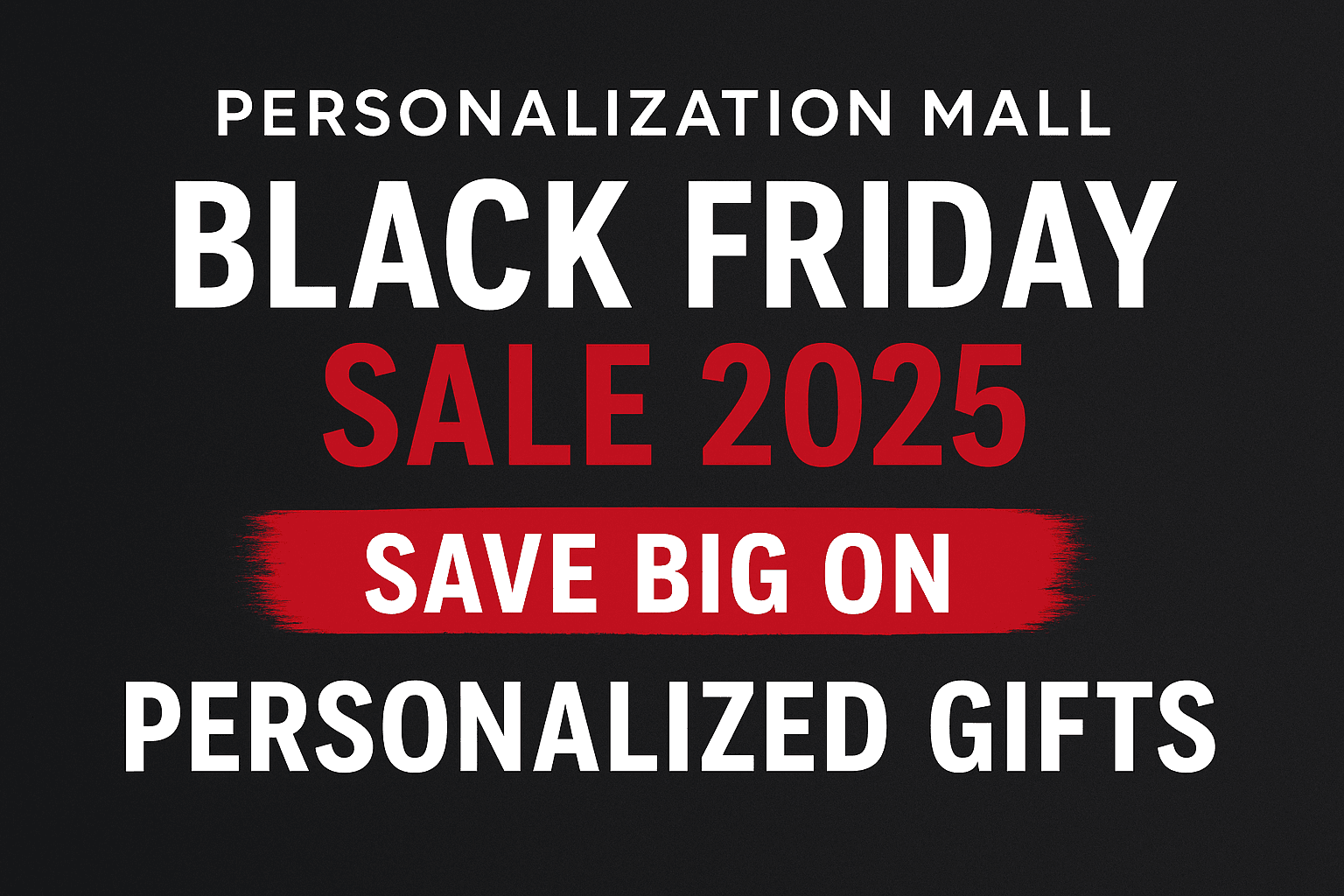 Personalization Mall Black Friday Sale