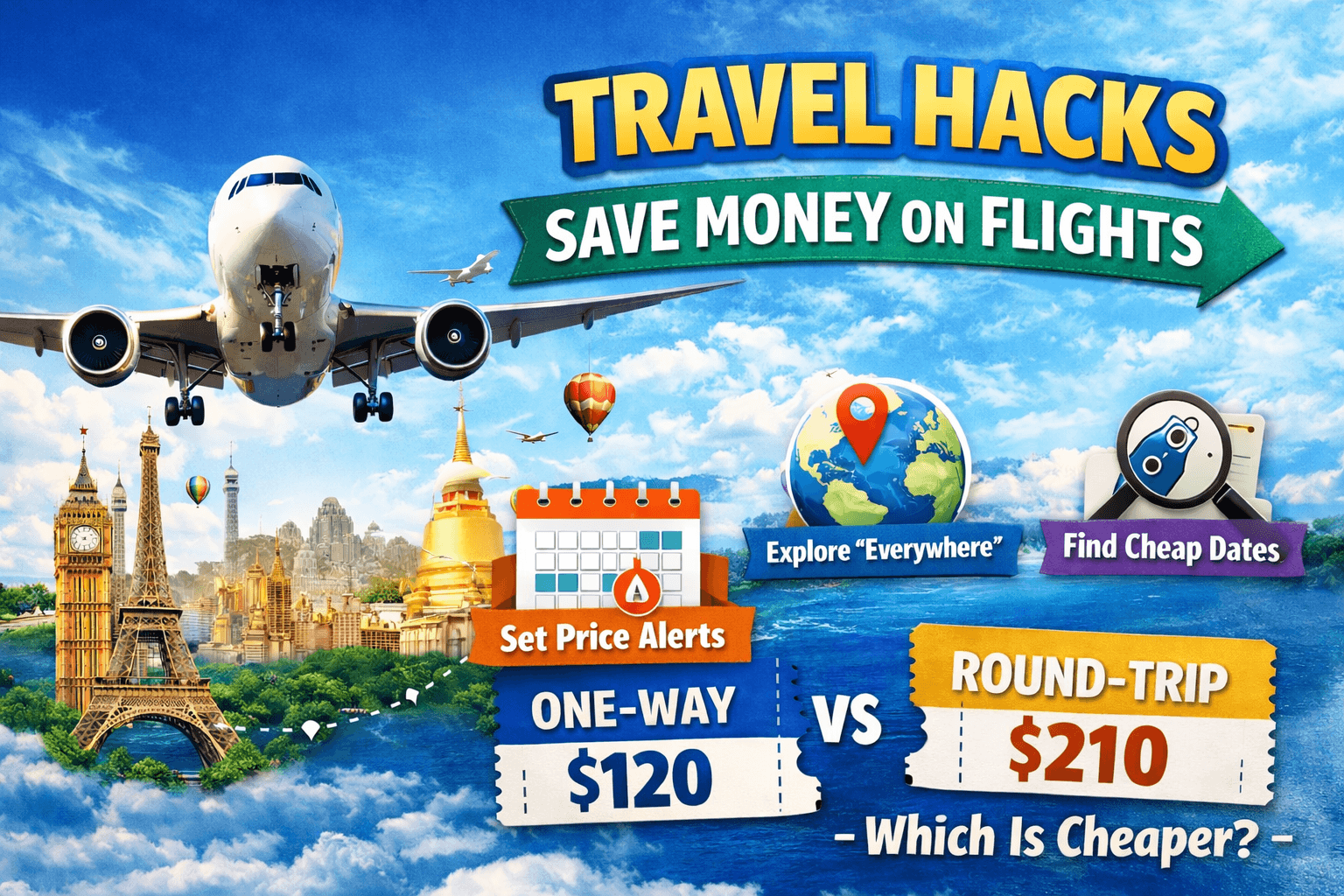 Skyscanner Travel Hacks: Save Money on Flights Worldwide