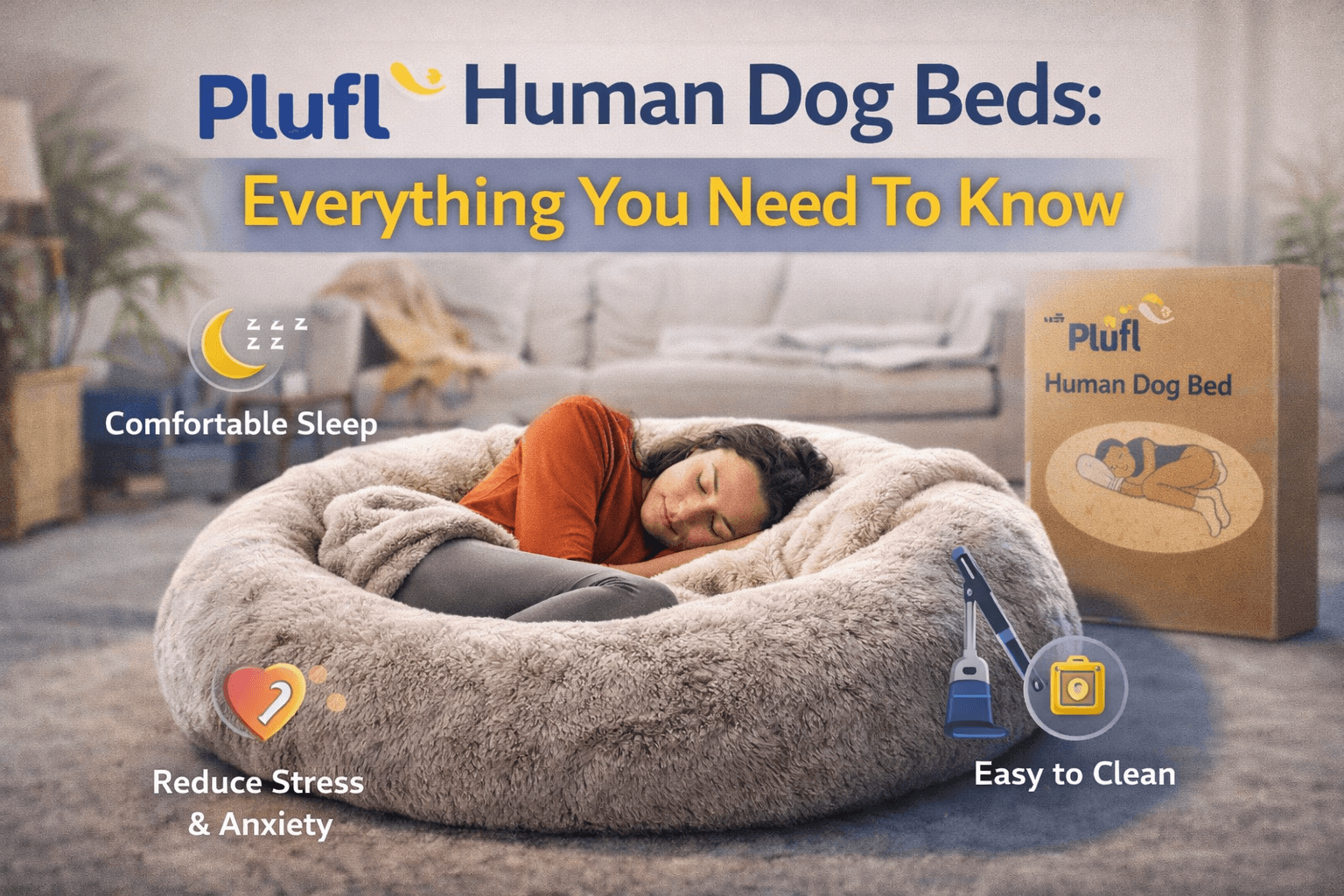 Plufl Human Dog Beds