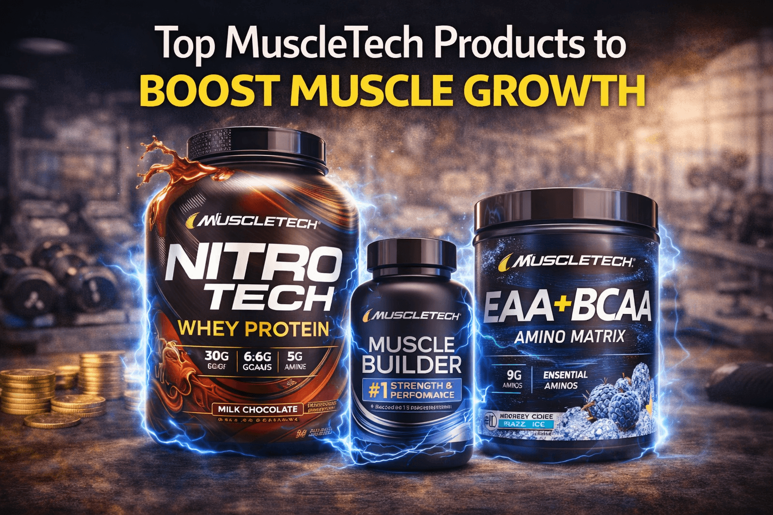 Top MuscleTech Products to Boost Muscle Growth