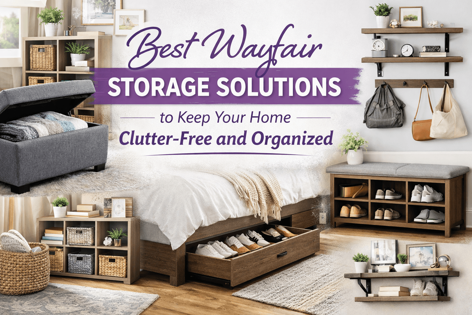 Best Wayfair Storage Solutions to Keep Your Home Clutter-Free and Organized