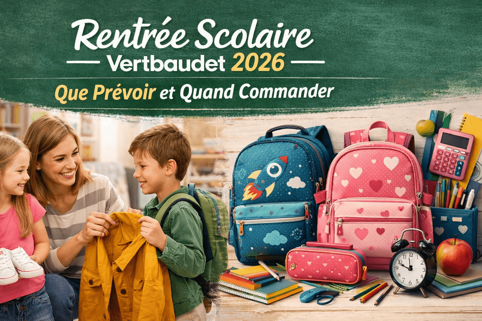 Rentrée Scolaire Vertbaudet 2026 : Que Prévoir et Quand Commander