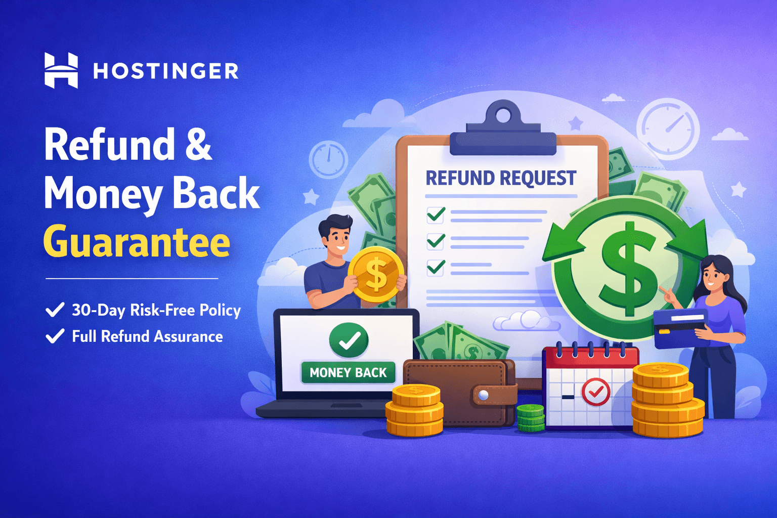 Hostinger Refund and Money Back Guarantee