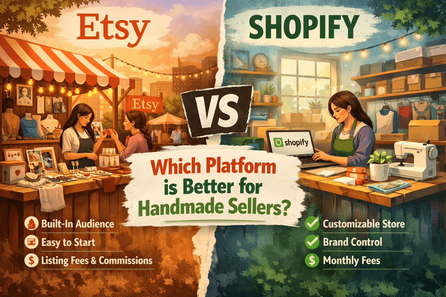 Etsy vs Shopify