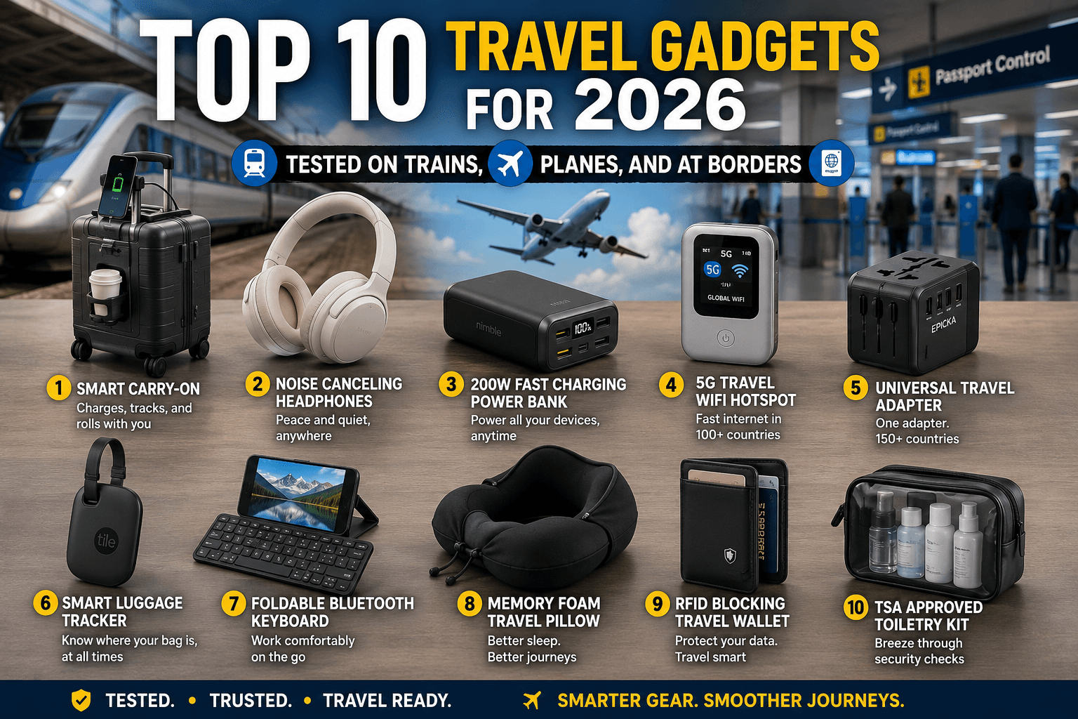 Top 10 Travel Gadgets