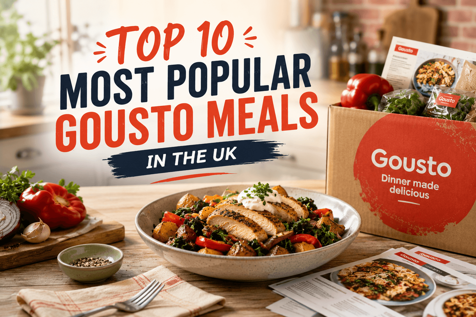 Top Ten Most Popular Gousto Meals