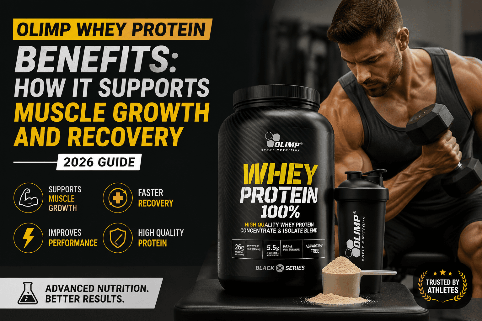 Olimp Whey Protein Benefits: How It Supports Muscle Growth and Recovery (2026 Guide)