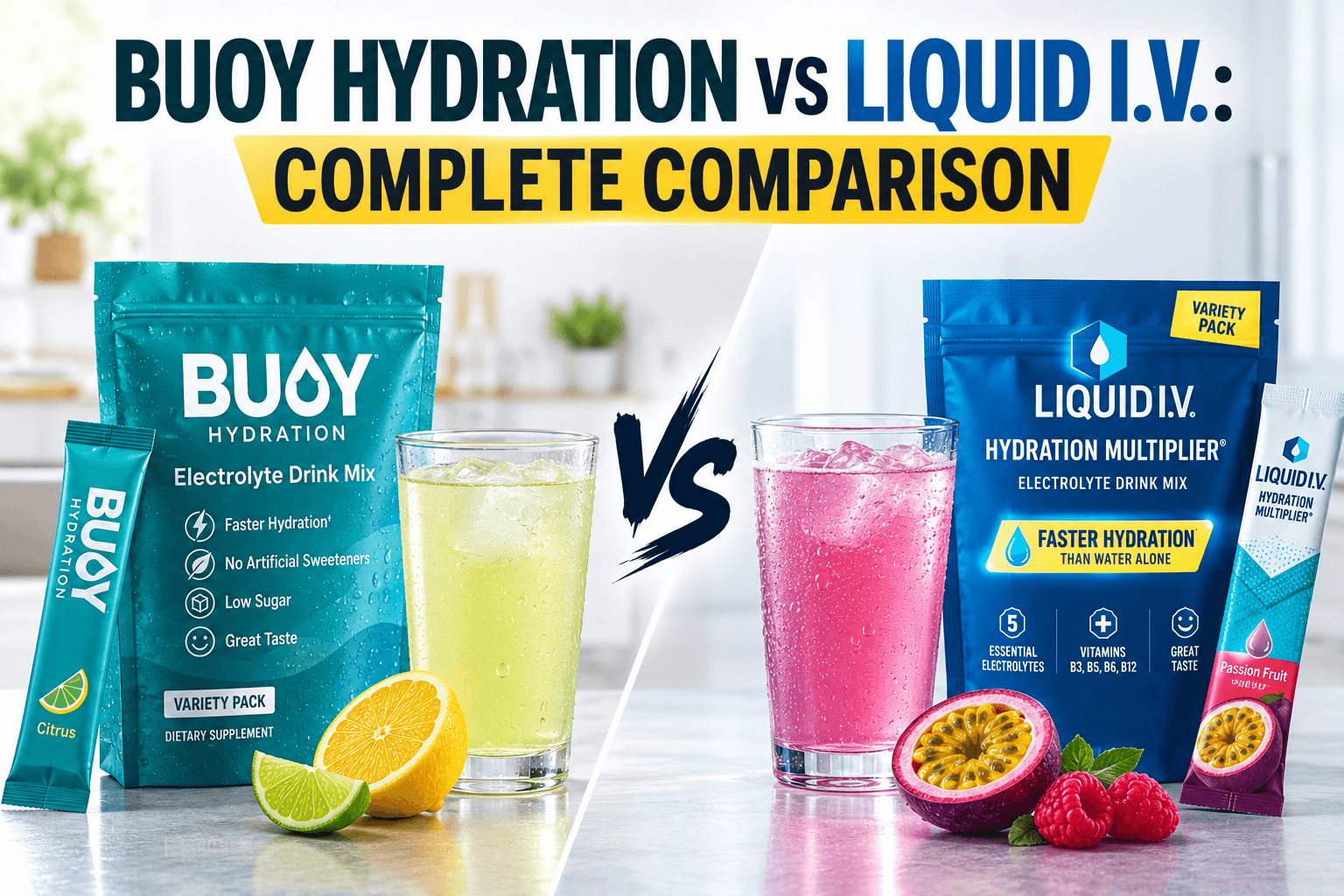 Buoy Hydration versus Liquid IV