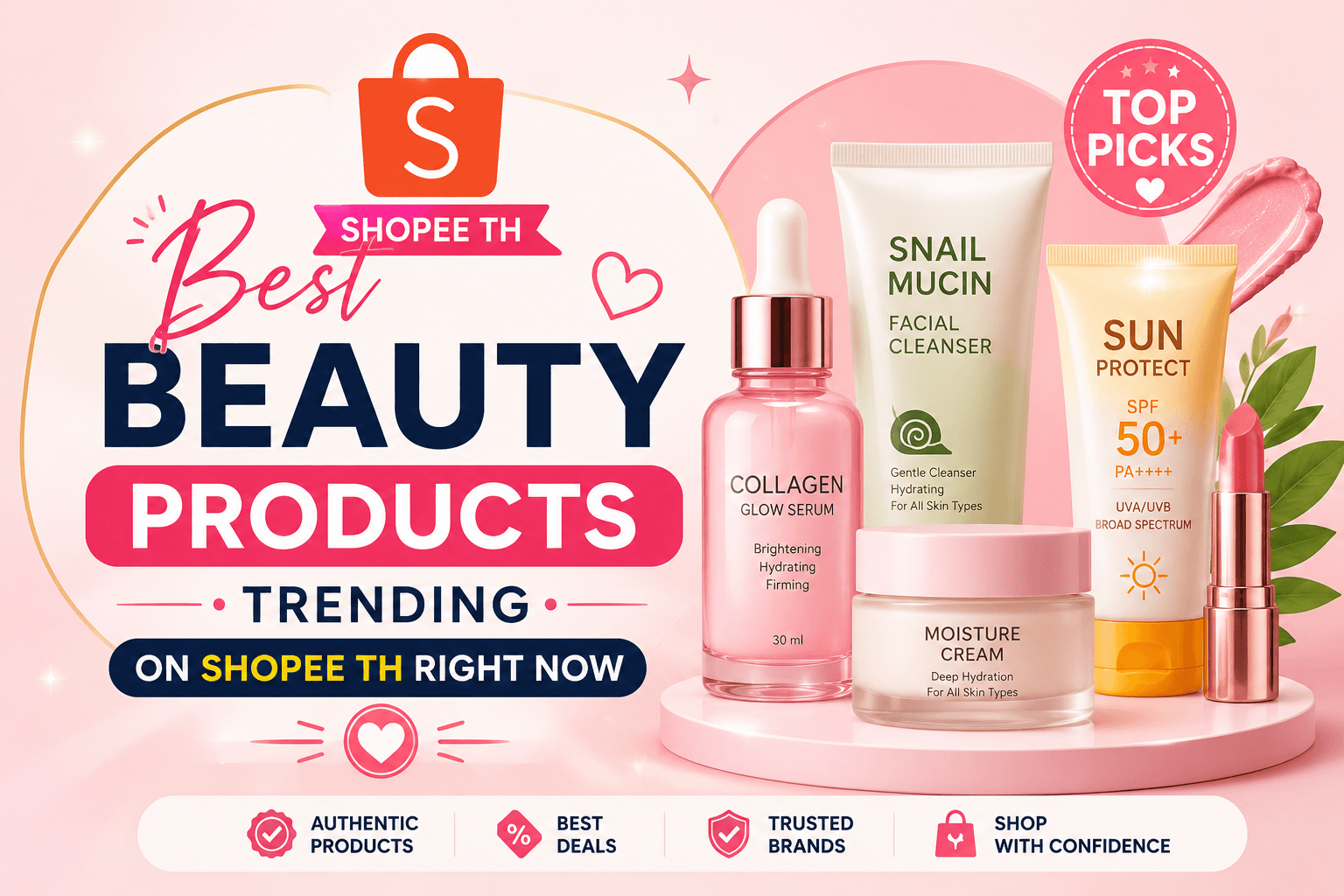 Best Beauty Products Trending On Shopee TH Right Now