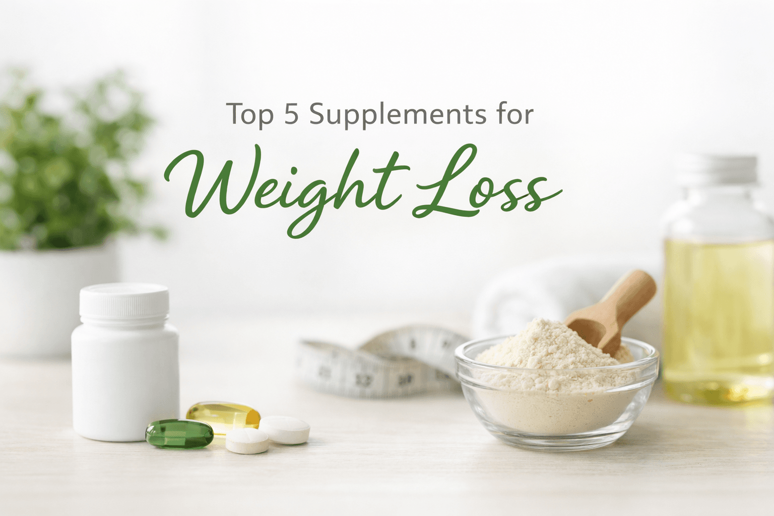 Top 5 Supplements for Weight Loss