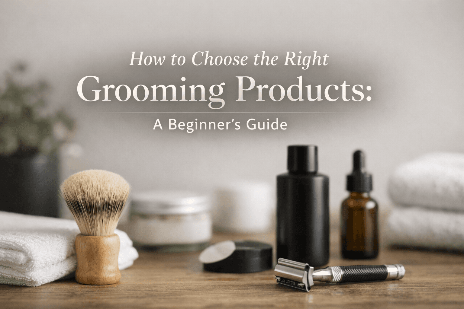 How to Choose the Right Grooming Products: A Beginner’s Guide