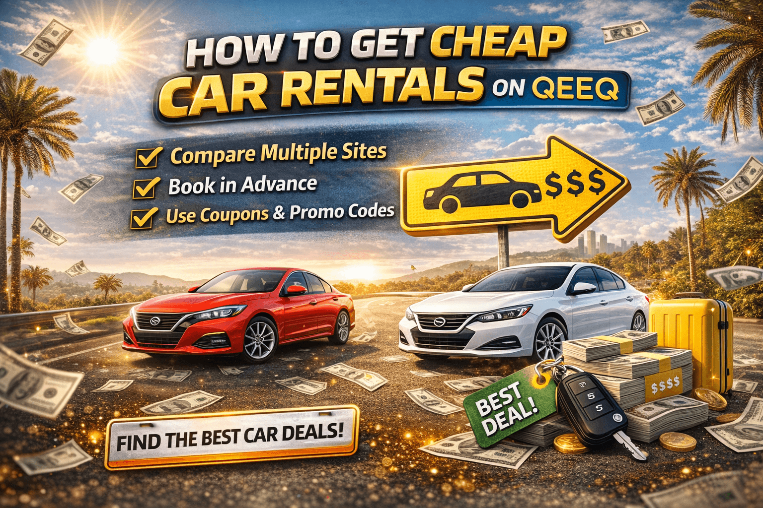 How to Get Cheap Car Rentals on QEEQ