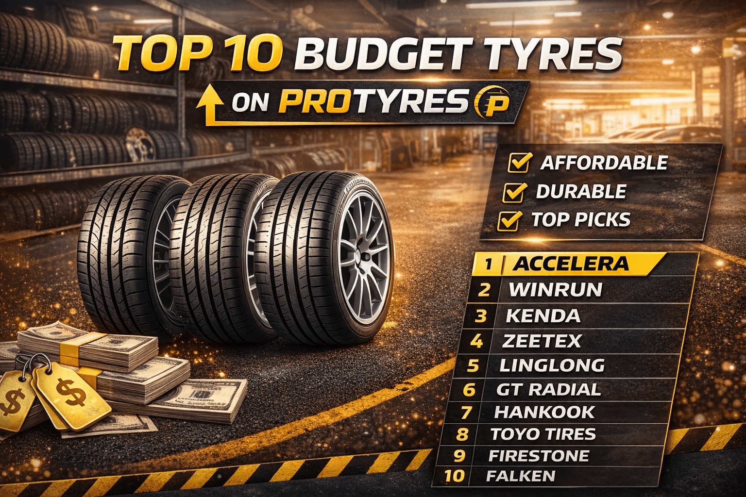 Top 10 Budget Tyres on ProTyres