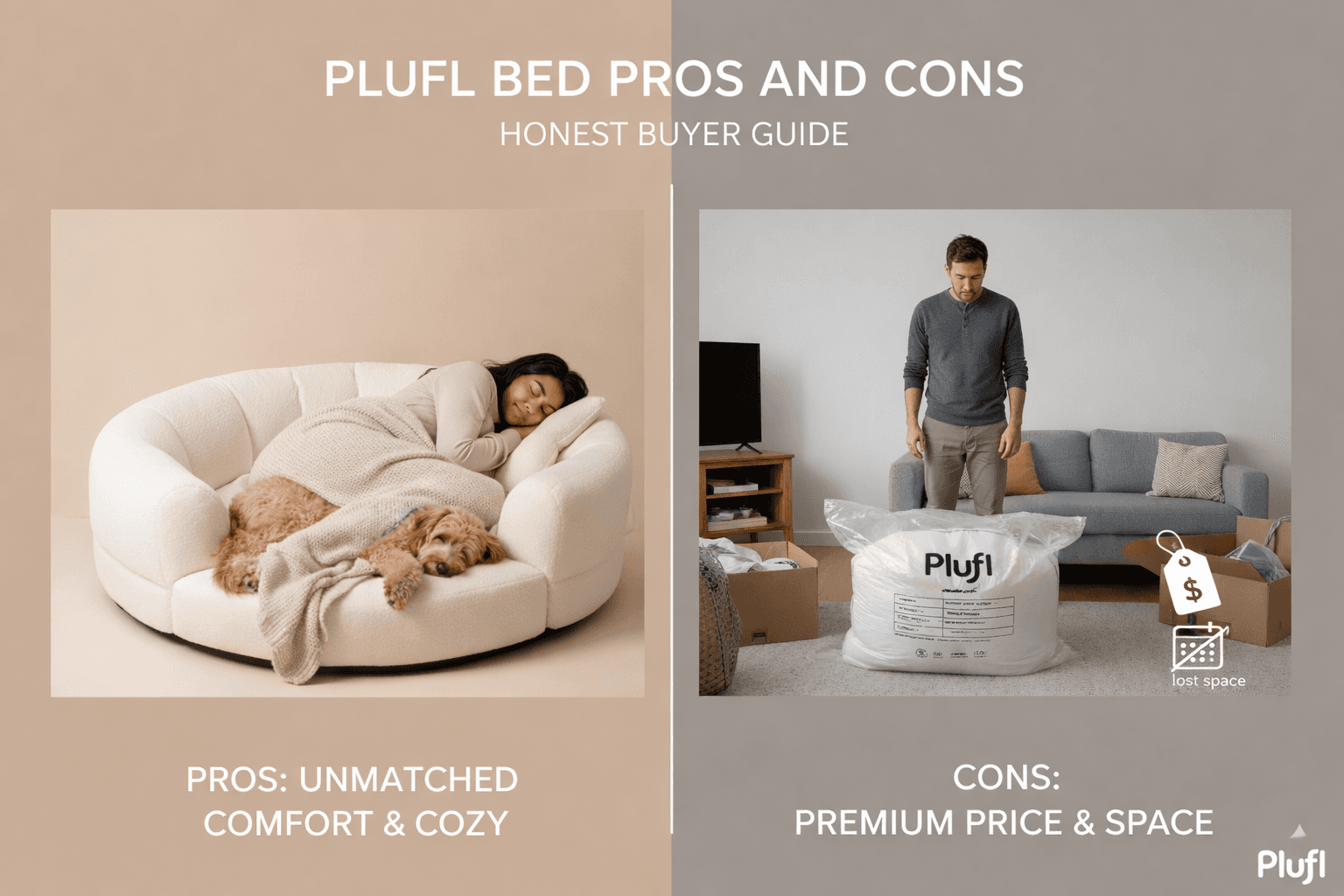 Plufl Human Dog Bed