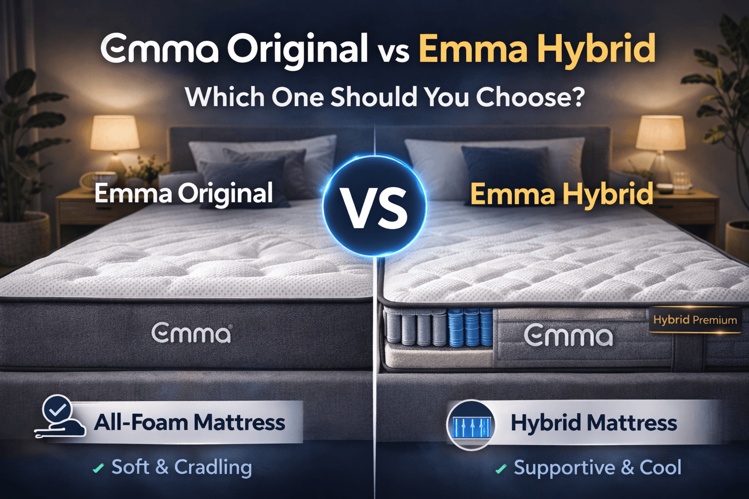 Emma Original vs Emma Hybrid: Which One Should You Choose?