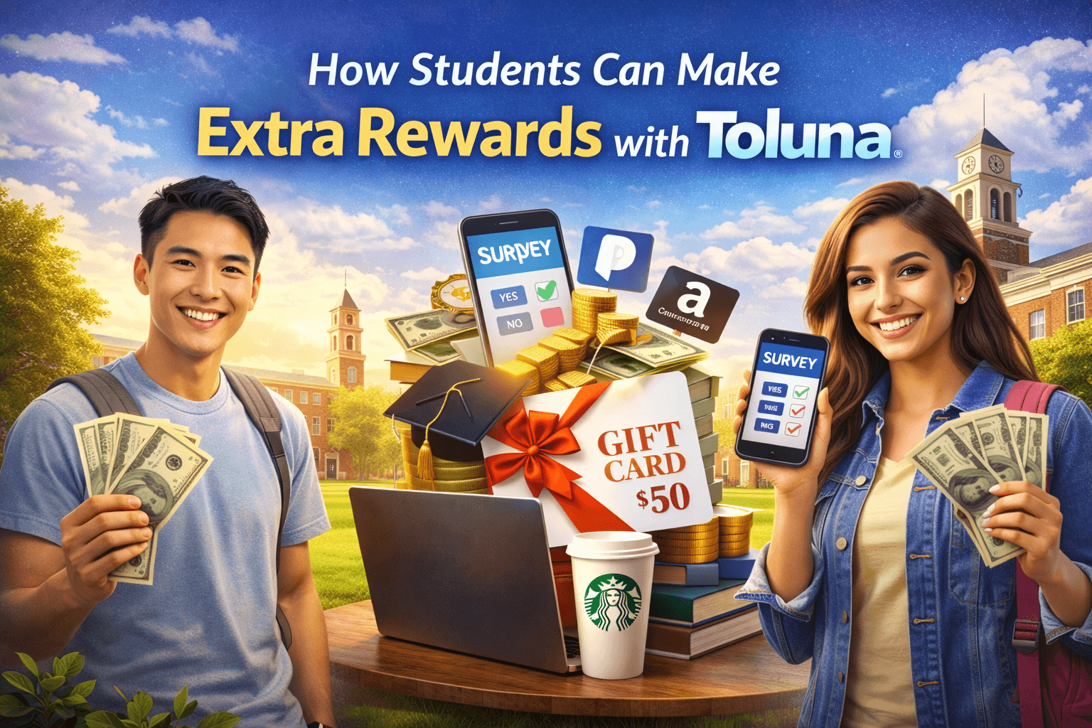 How Students Can Make Extra Rewards with Toluna