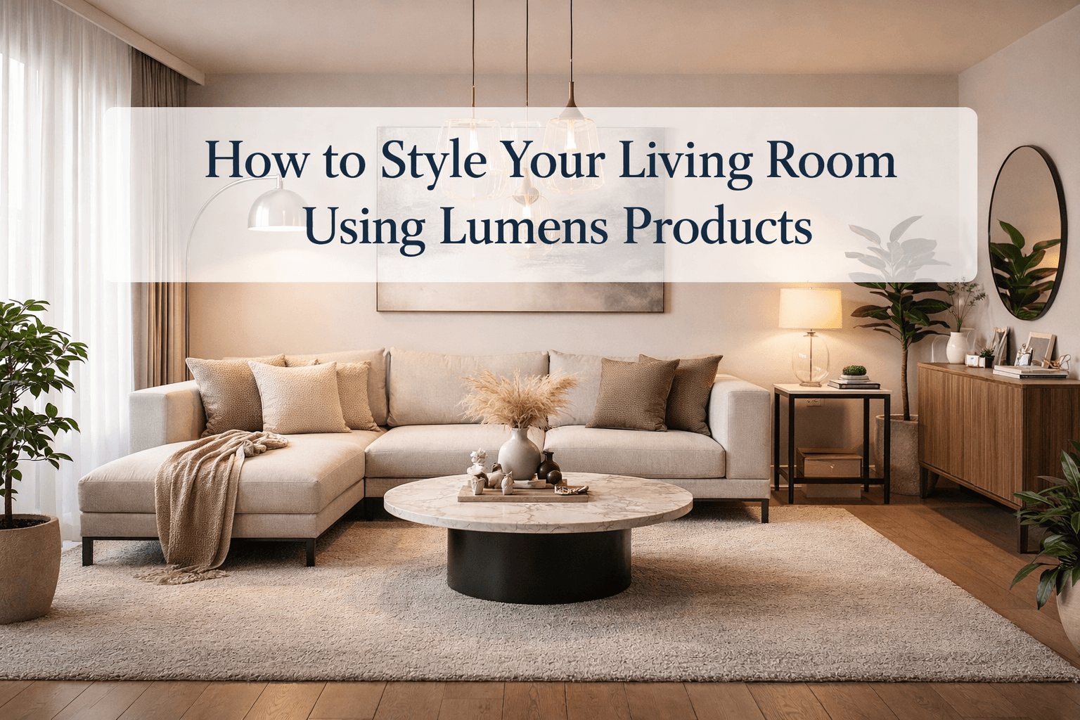 How to Style Your Living Room Using Lumens Products (2026 Guide)
