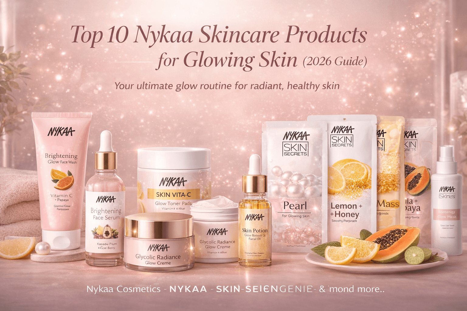 Top 10 Nykaa Skincare Products for Glowing Skin in 2026