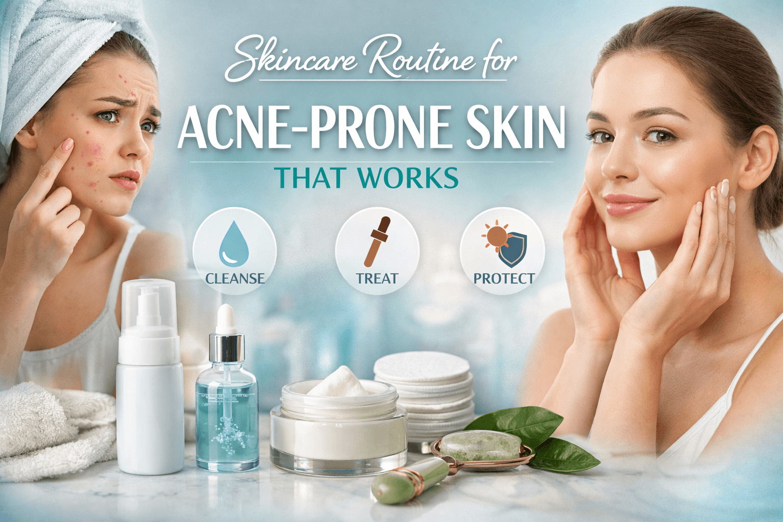 Skincare Routine for Acne‑Prone Skin That Works