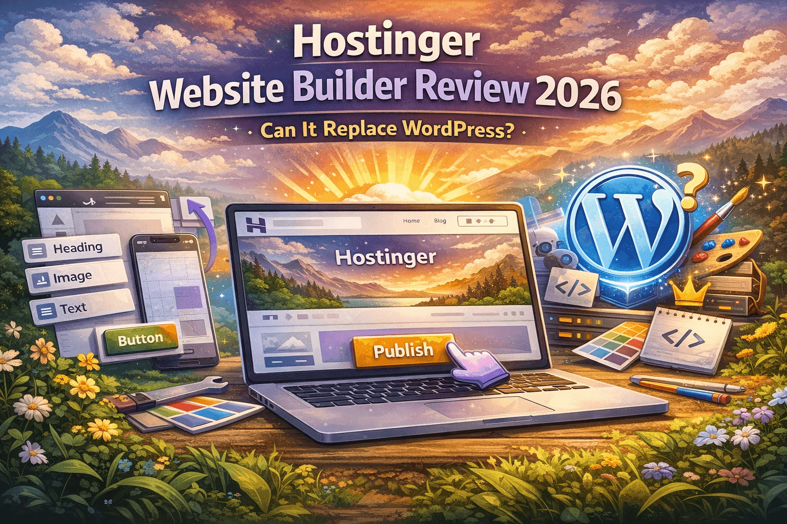 Hostinger Website Builder Review 2026: Can It Replace WordPress?