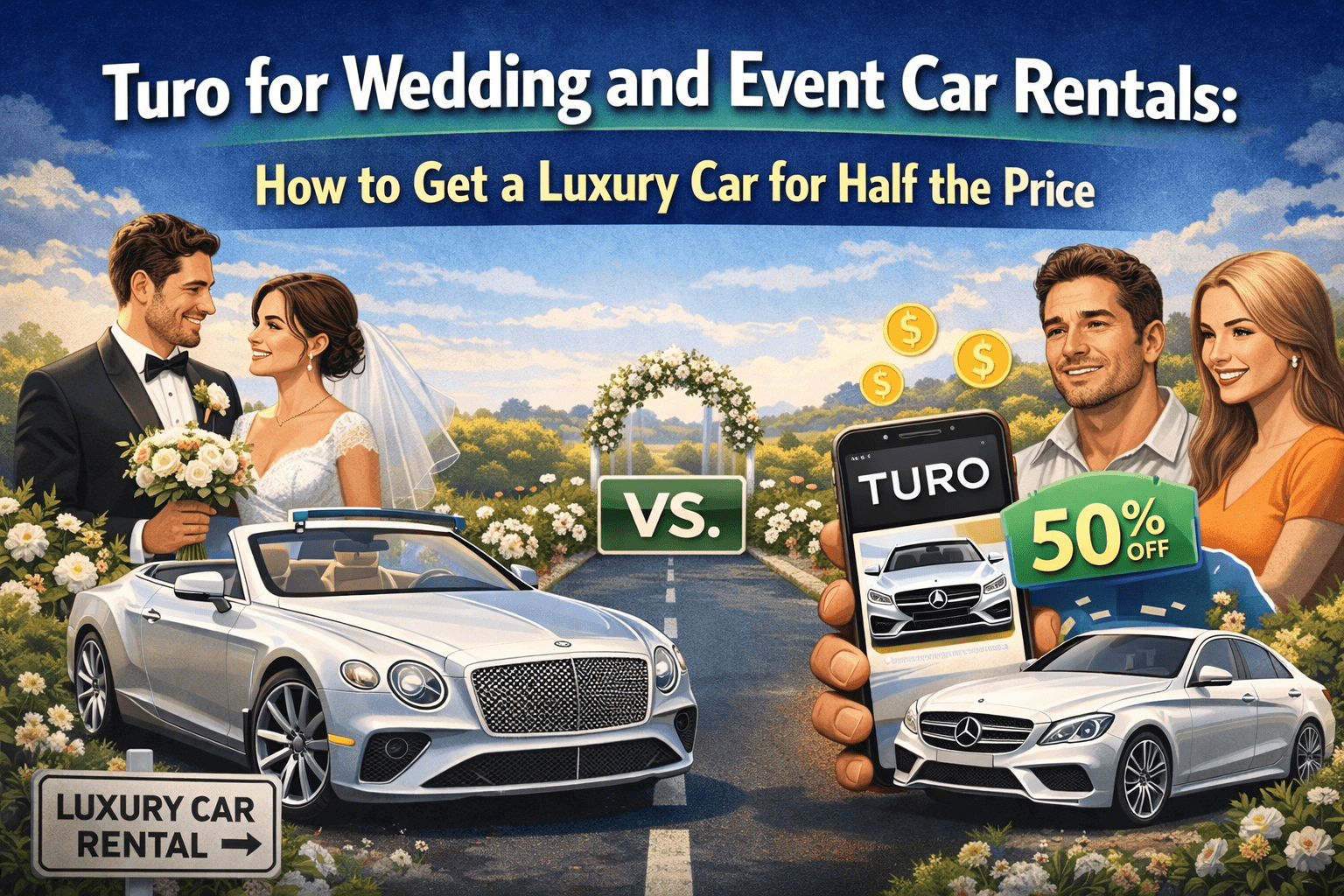 Turo for Wedding and Event Car Rentals