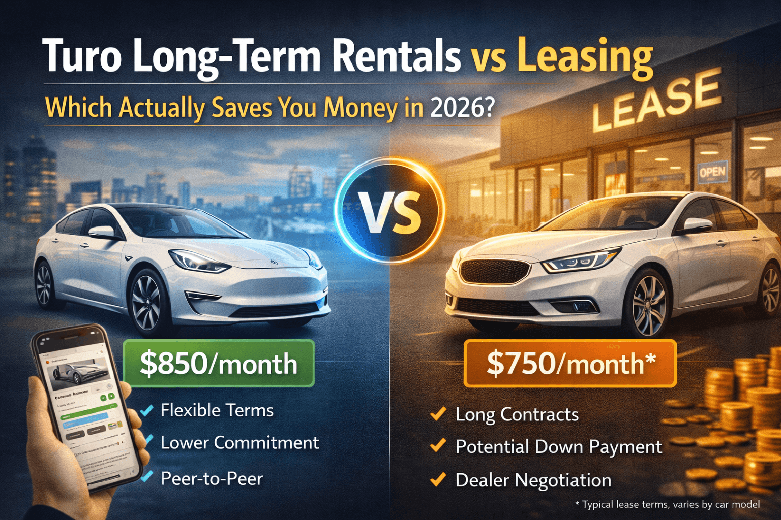 Turo Long Term Rentals versus Leasing