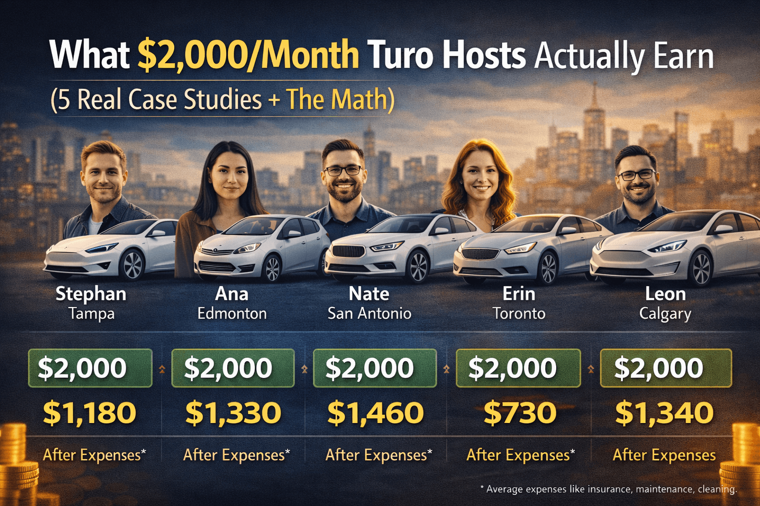 Earn 2000 Per Month on Turo Car Rentals