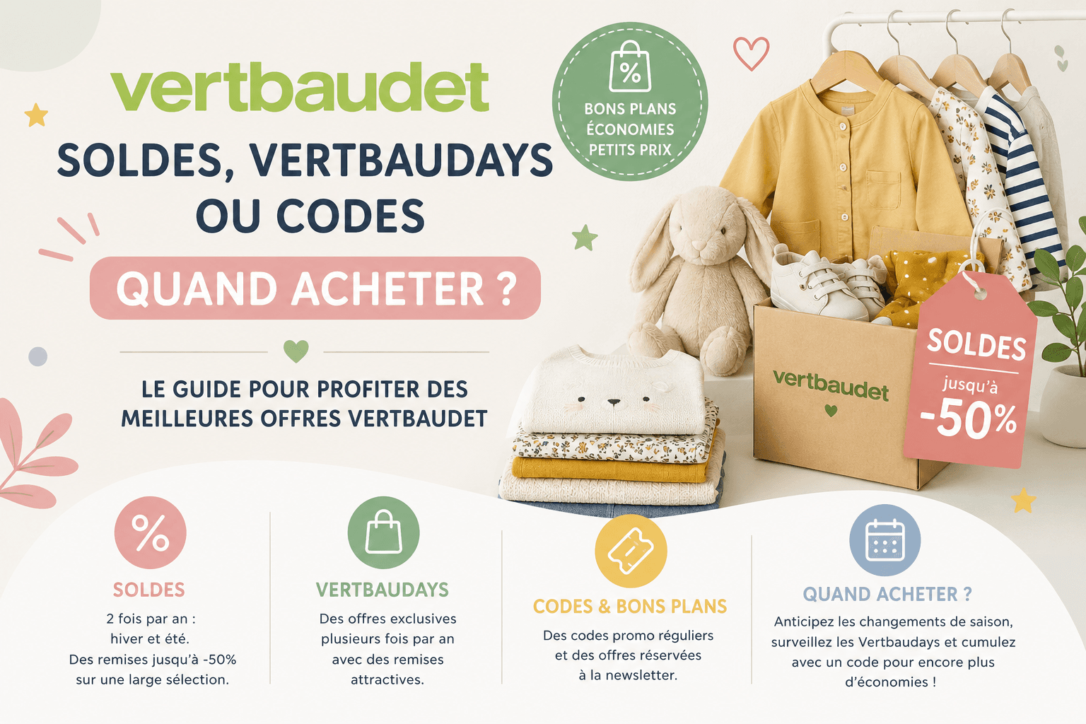 Soldes Vertbaudays ou Codes Quand Acheter