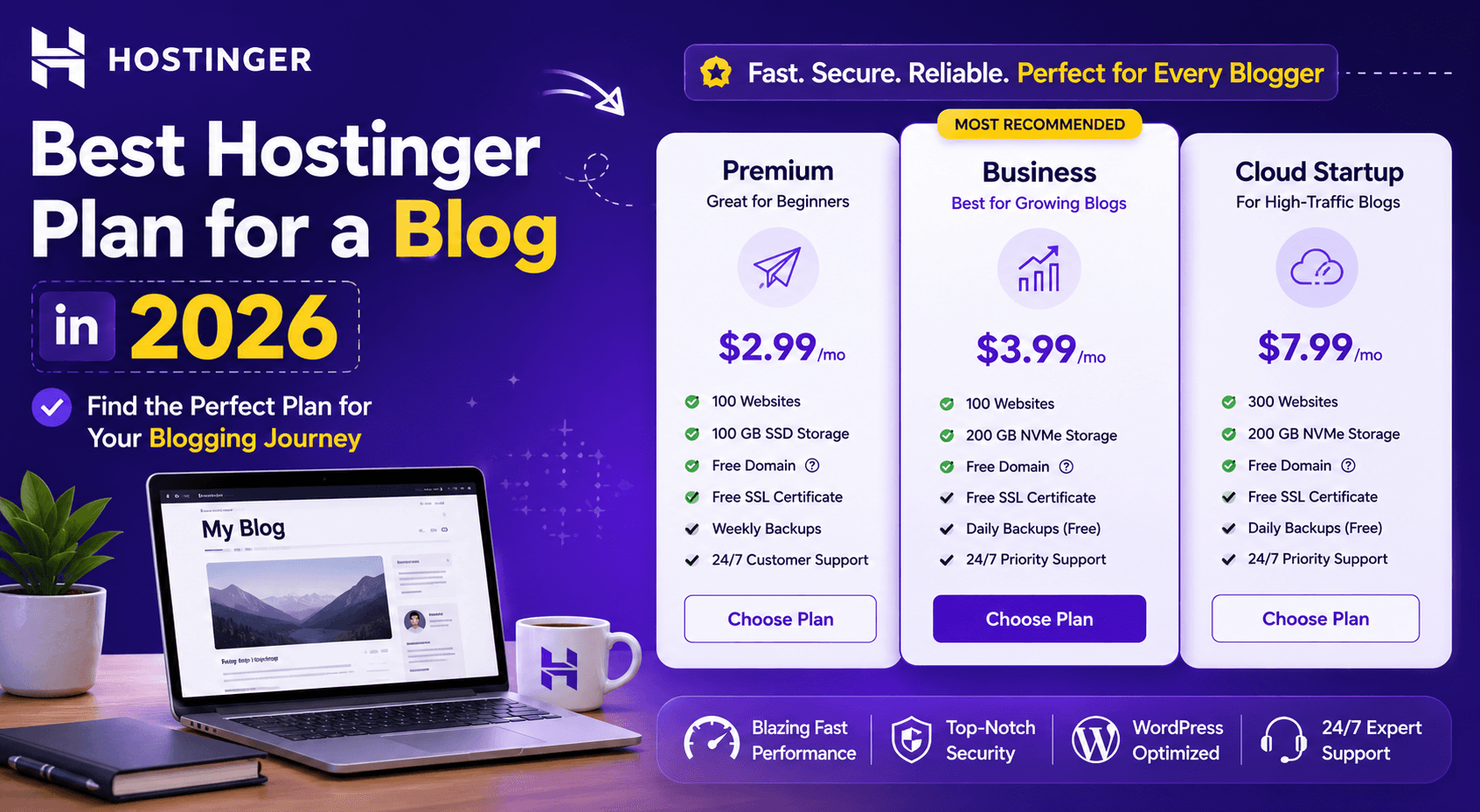 Best Hostinger Plan for a Blog in 2026