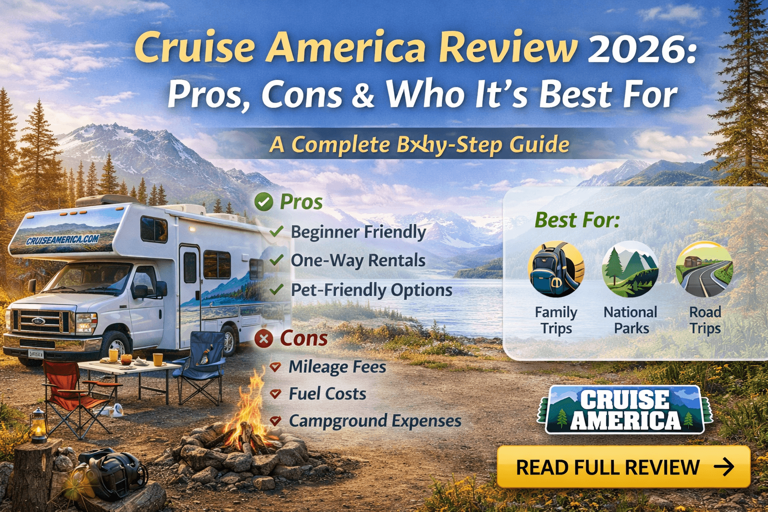 Cruise America Review 2026: Pros, Cons & Who It's Best For