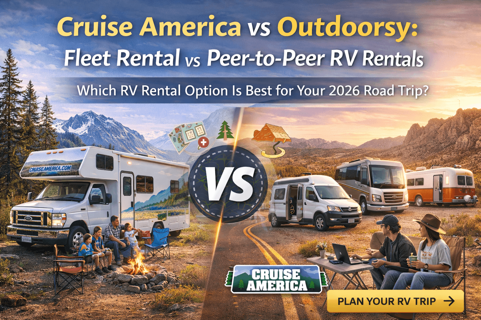 Cruise America vs Outdoorsy: Fleet Rental vs Peer-to-Peer RV Rentals