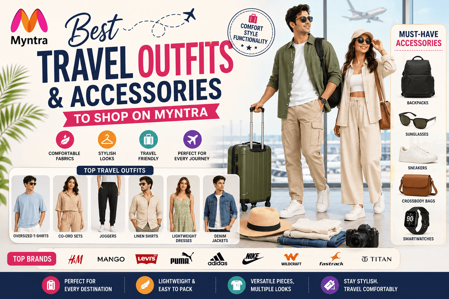 Best Travel Outfits and Accessories to Shop on Myntra in 2026