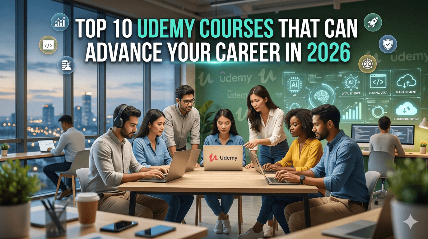 Top 10 Udemy Courses That Can Advance Your Career in 2026
