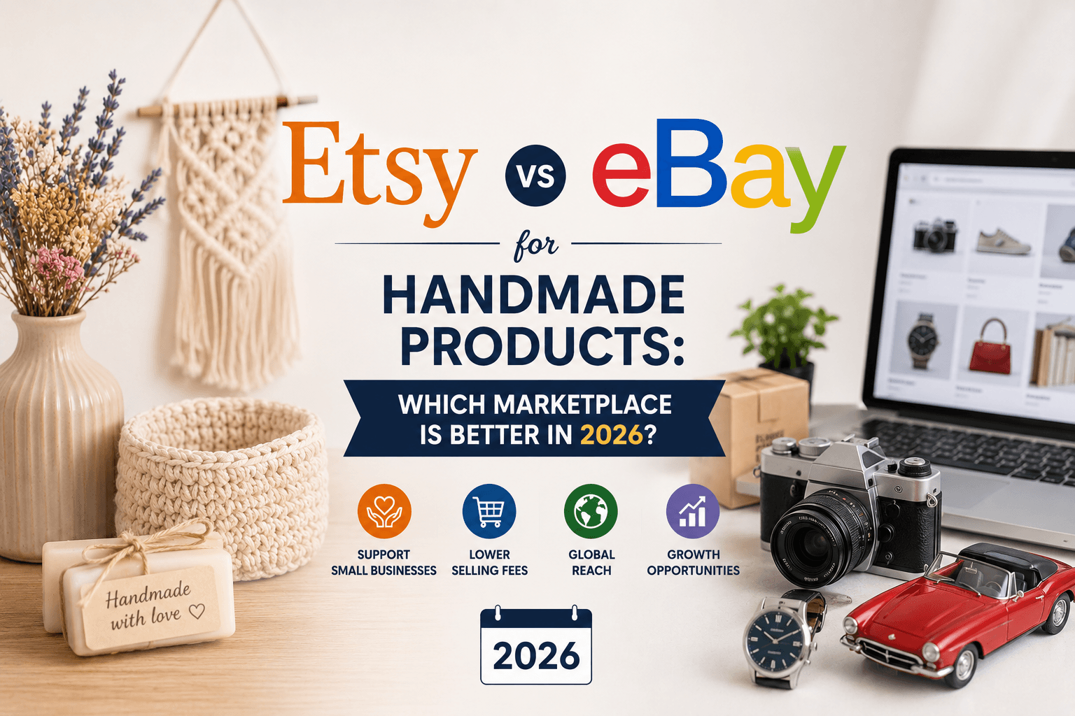 Etsy vs eBay for Handmade Products: Which Marketplace Is Better in 2026?