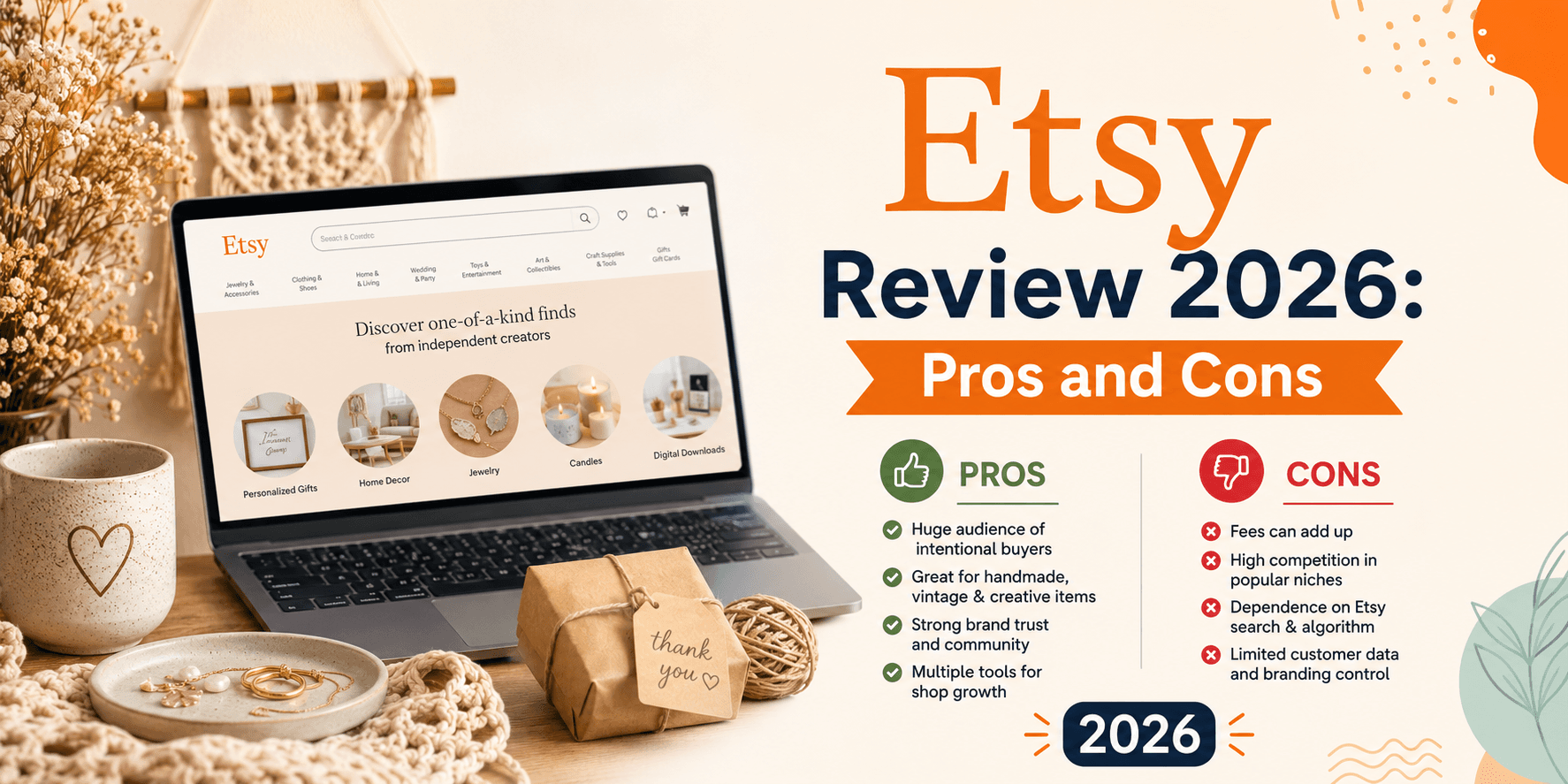 Etsy Review 2026: Pros and Cons