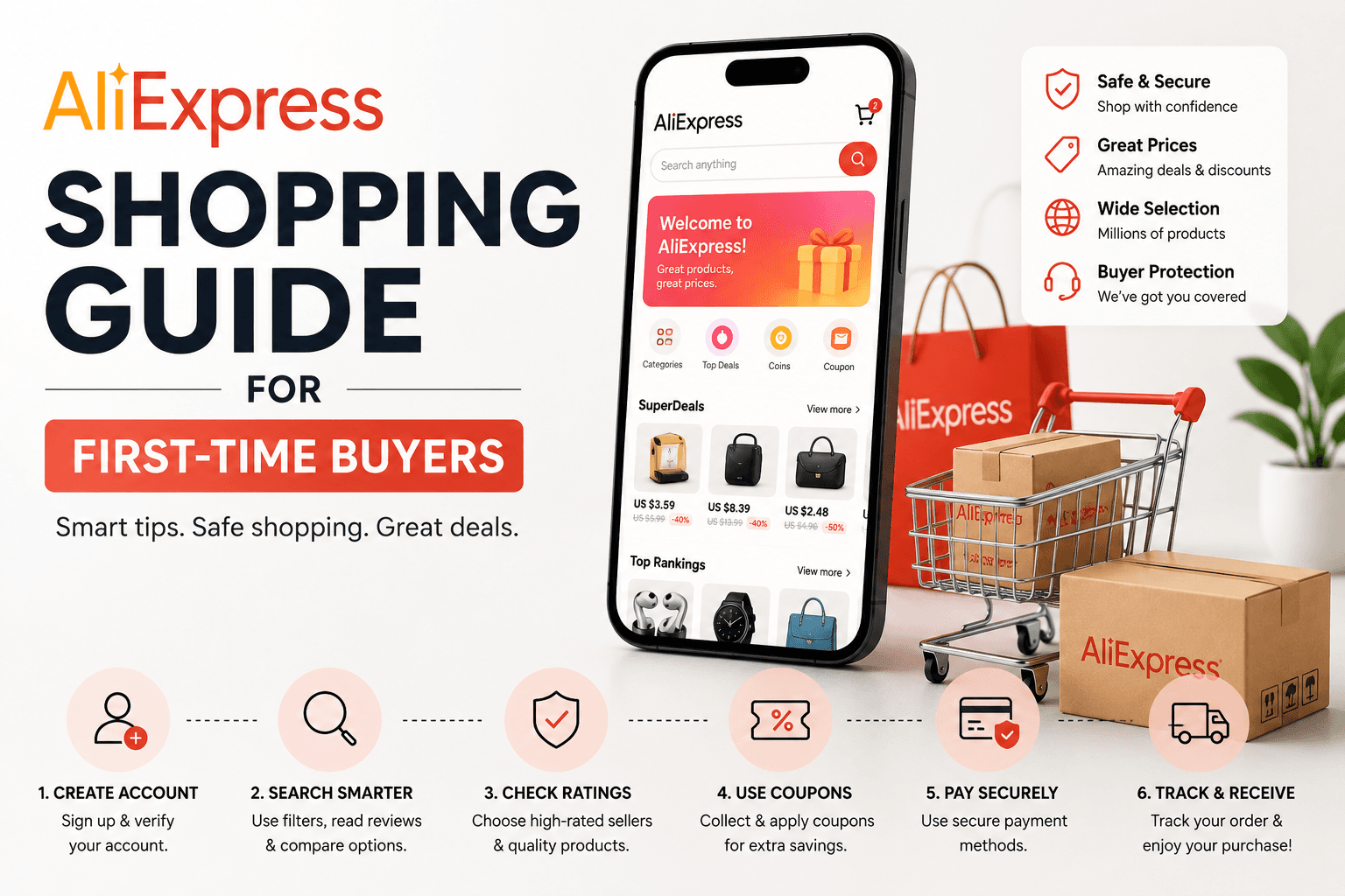 AliExpress Shopping Guide for First-Time Buyers