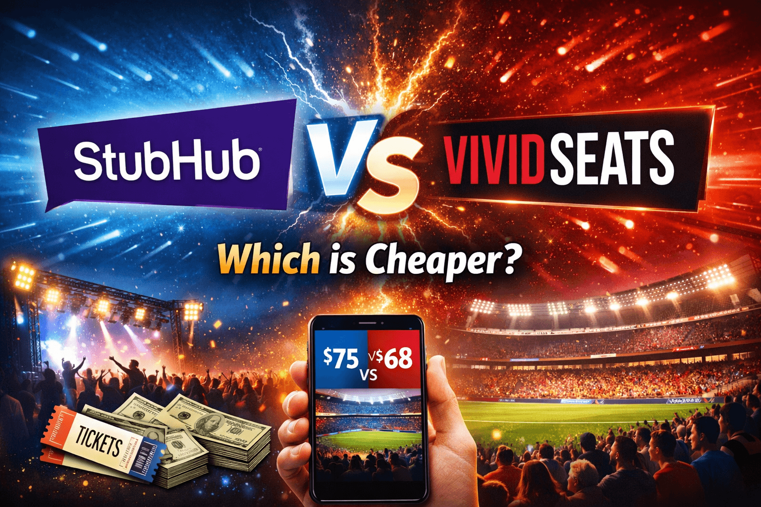 StubHub vs Vivid Seats: Which is Cheaper?
