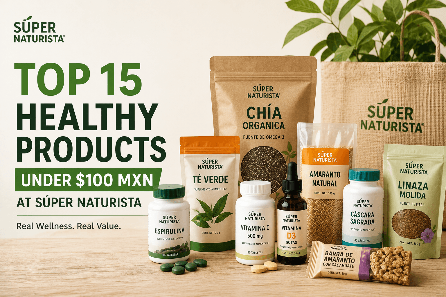Healthy Products Under $100 MXN at Súper Naturista