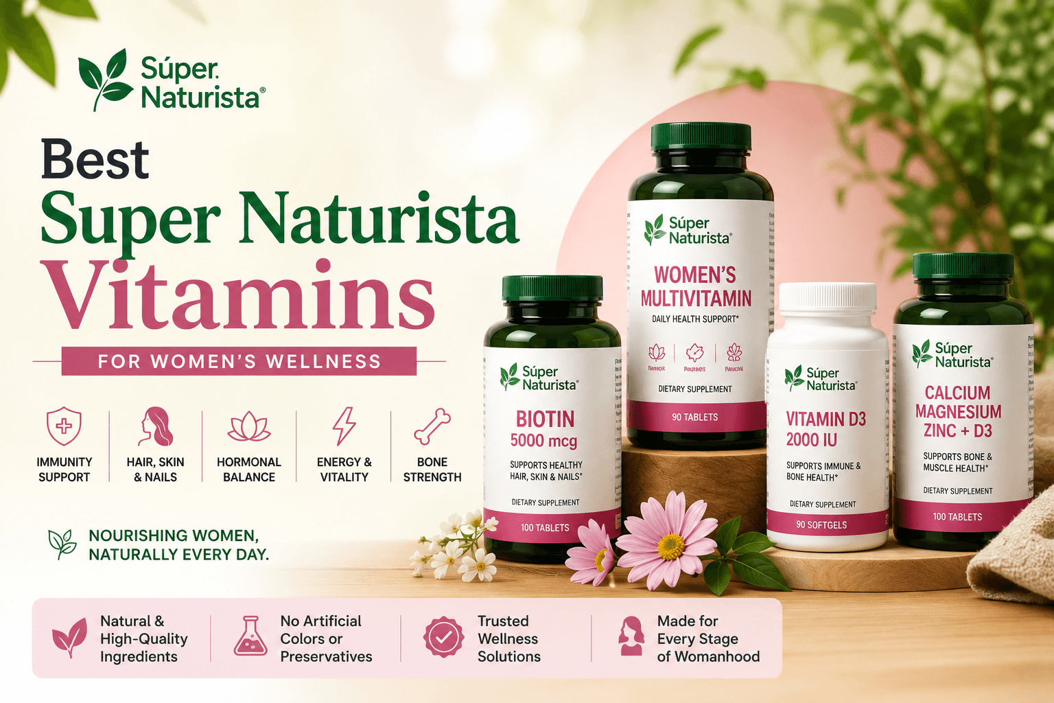 Best Súper Naturista Vitamins for Women's Wellness