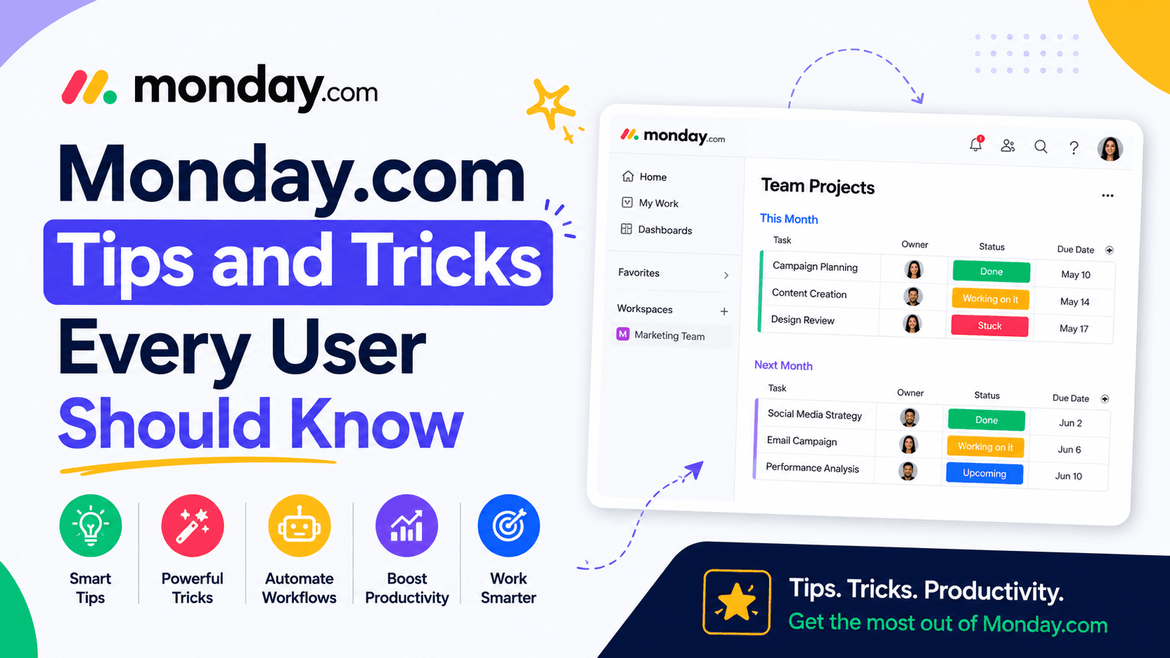 Monday.com Tips and Tricks