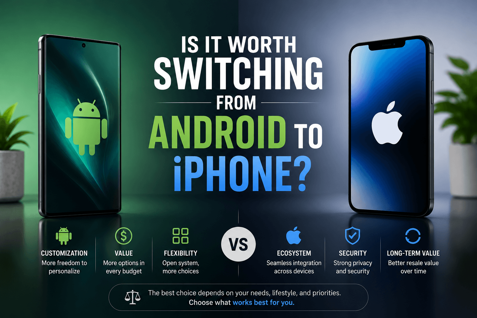 Is it worth switching from Android to iPhone
