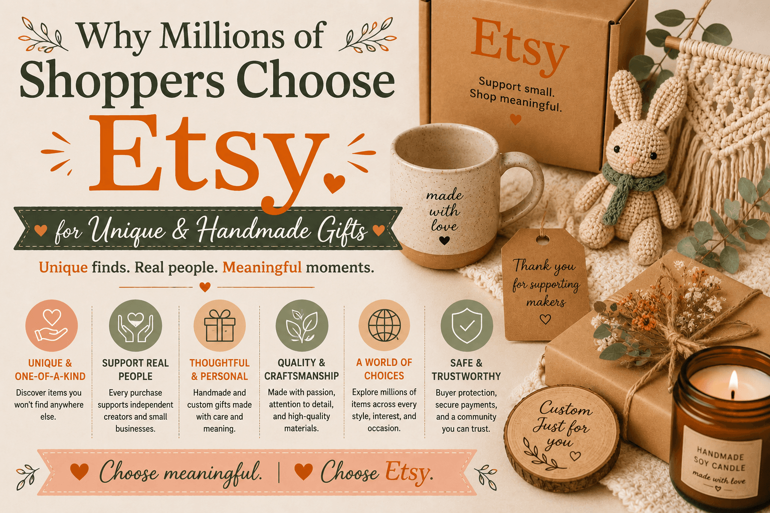 Why Millions Of Shoppers Choose Etsy For Unique And Handmade Gifts