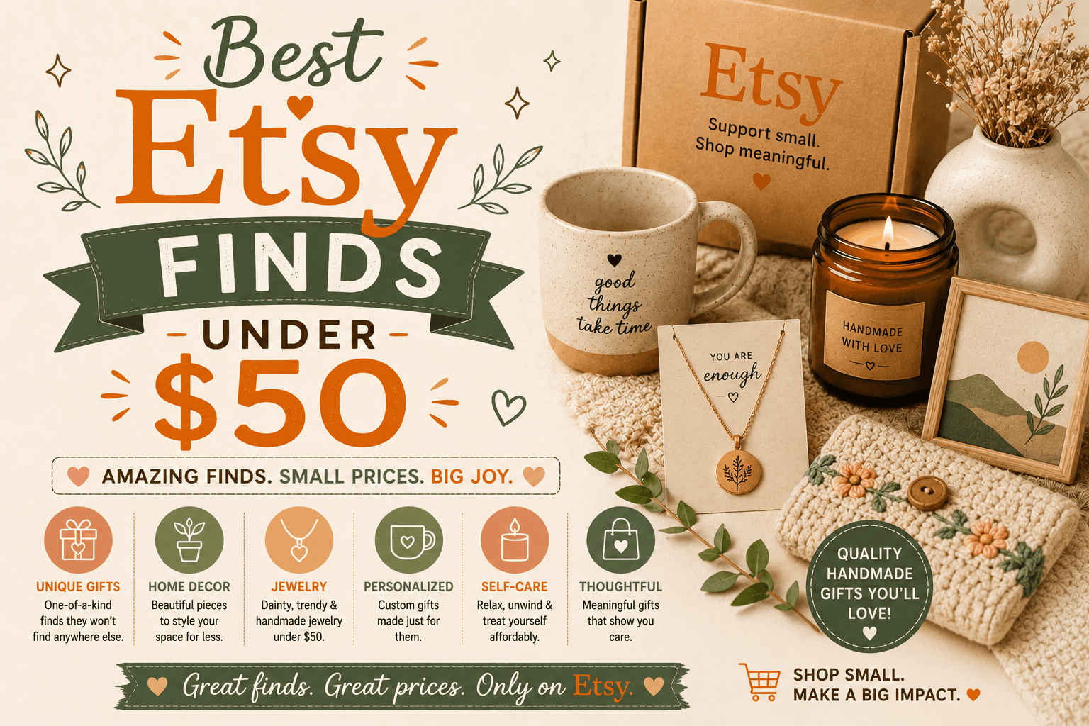 Best Etsy Finds Under USD 50