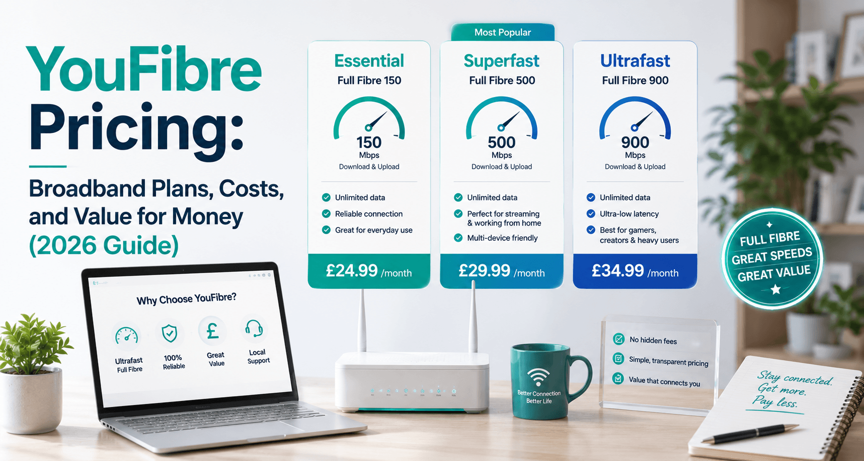 YouFibre Pricing: Broadband Plans, Costs, and Value for Money (2026 Guide)
