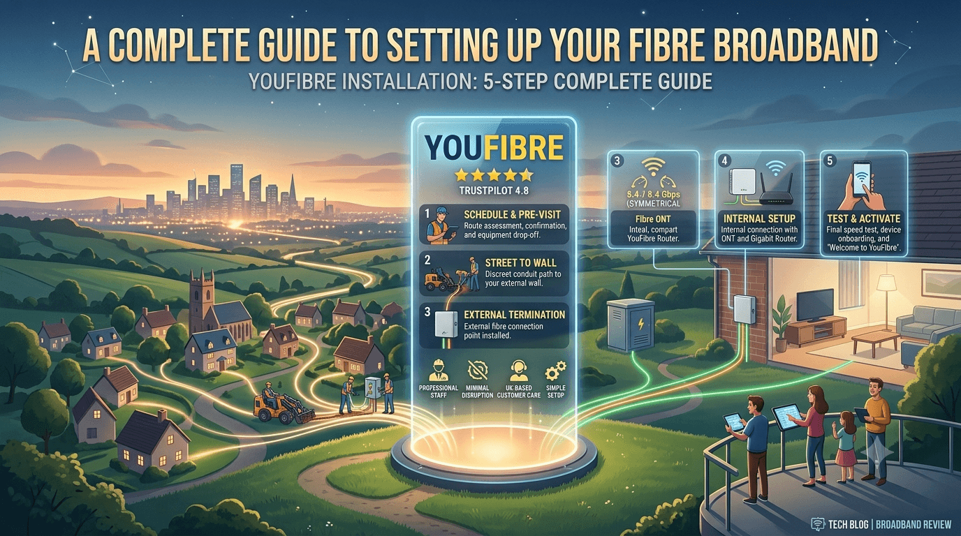 YouFibre Installation Process Explained: A Complete Guide to Setting Up Your Fibre Broadband