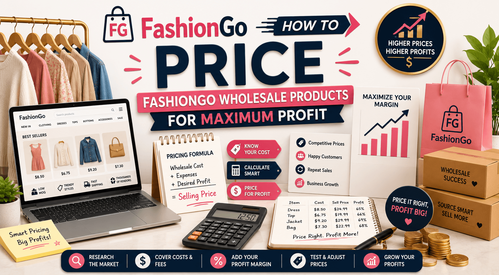 How To Price FashionGo Wholesale Products For Maximum Profit